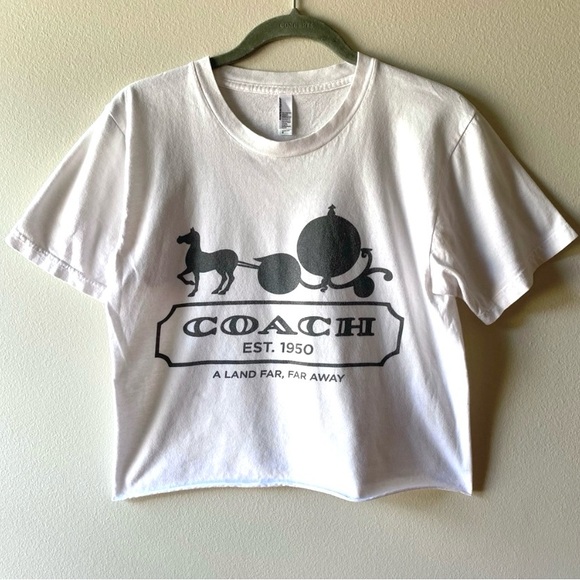 Disney Tops - Cakeworthy Disney Cinderella Coach Cropped Tee